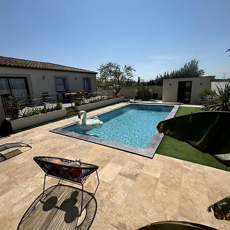 Villa Piscine Carcassonne La Cité 10 Mins